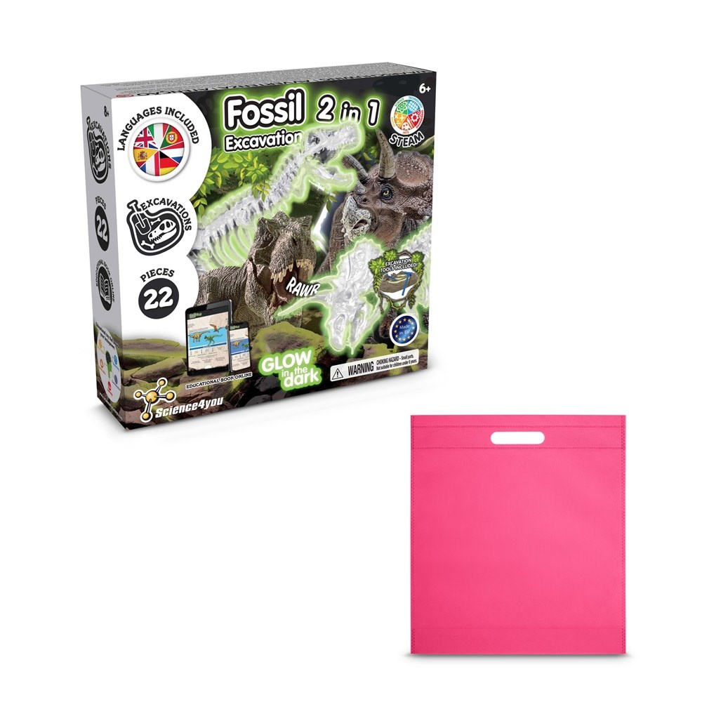 2 in 1 Fossil Excavation Kit IV. Lernspiel lieferung inklusive einer non-woven tasche (80 g/m²)