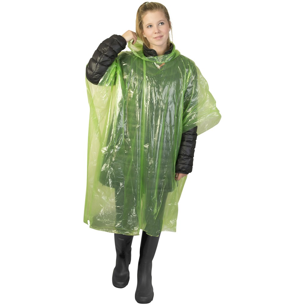 Ziva Einweg Regenponcho mit Hülle