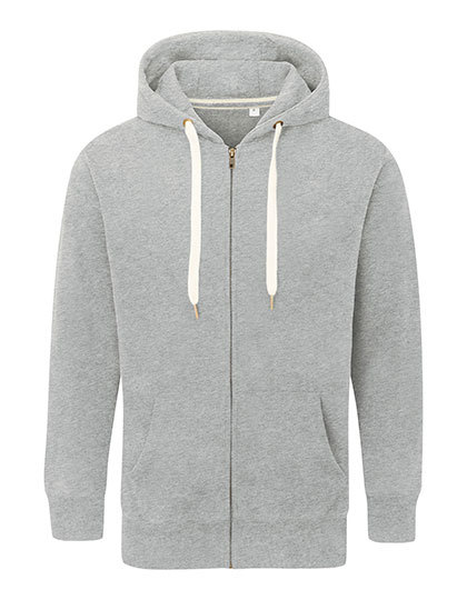 Mantis - The Superstar Zip Through Hoodie - Heather Grey Melange
