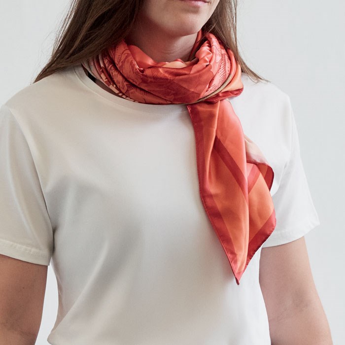 VICTORIA - Schal Satin-Polyester