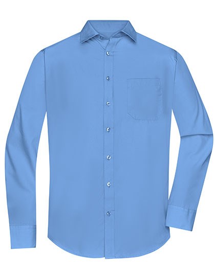 James&Nicholson - Men´s Shirt Longsleeve Poplin