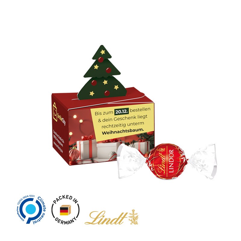 Geschenkbox Mini, Lindor Milchkugel